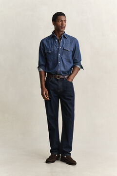 Denim Rodeo Shirt — DARK INDIGO 7