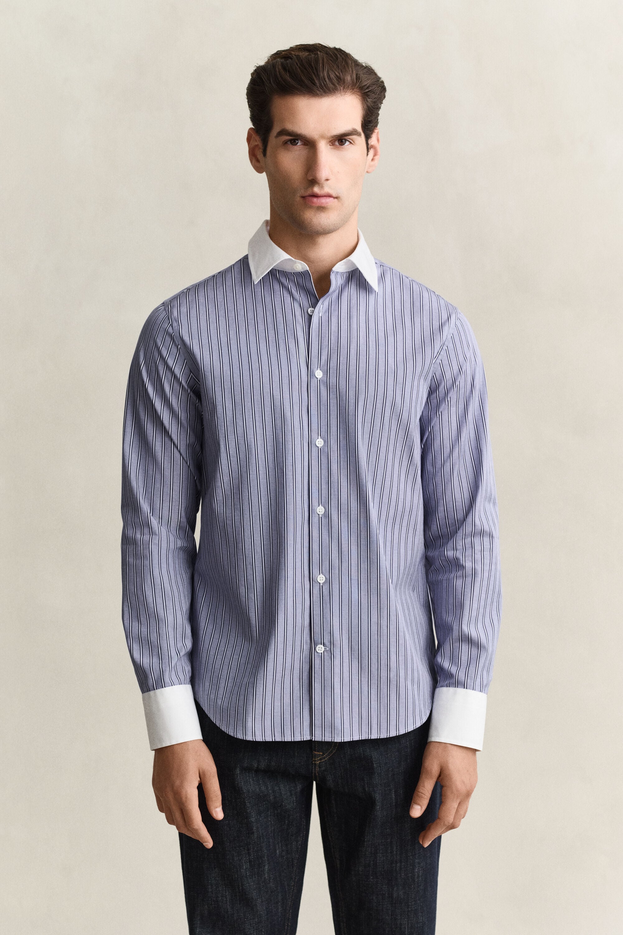 Fil-à-fil Striped Shirt