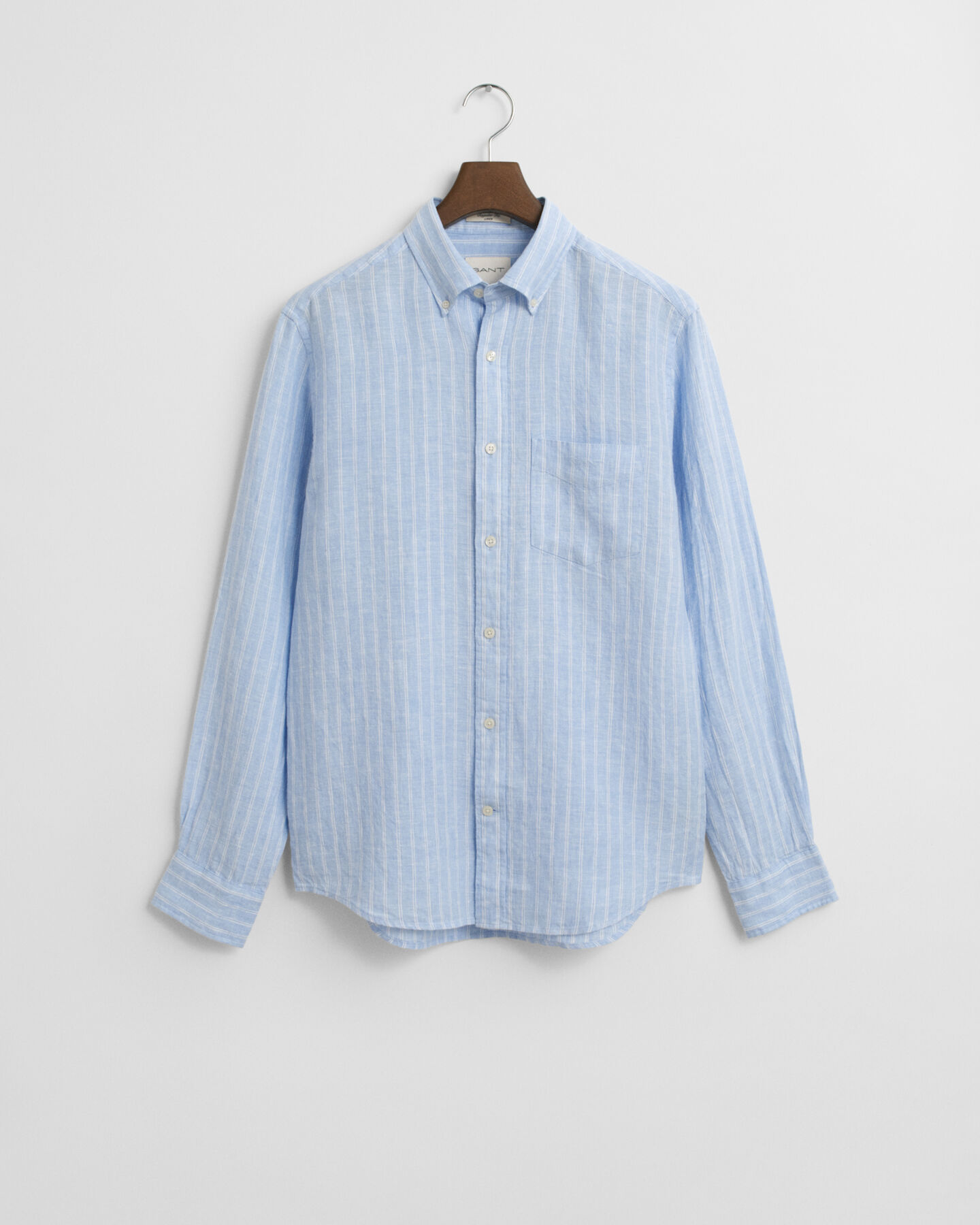 Regular Fit Striped Linen Shirt