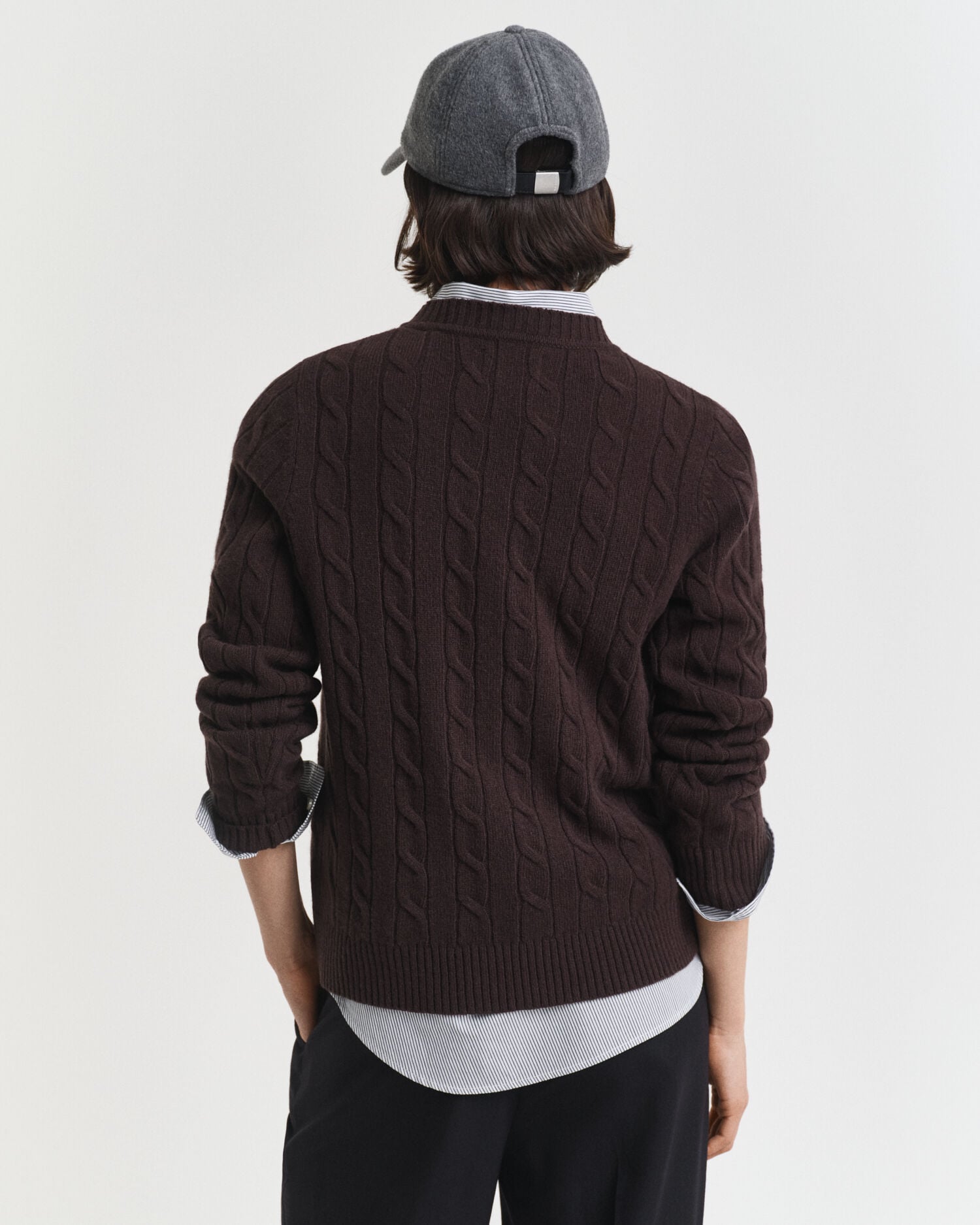 Lambswool Cable Knit Sweater