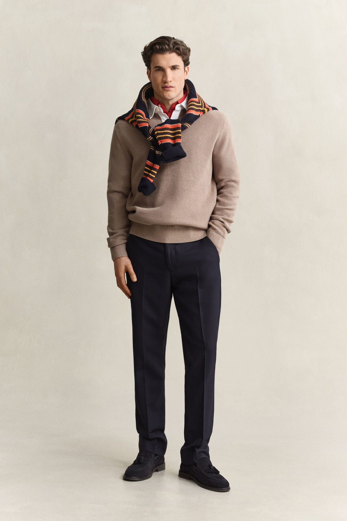Cotton Merino Rugger — MIST TAUPE