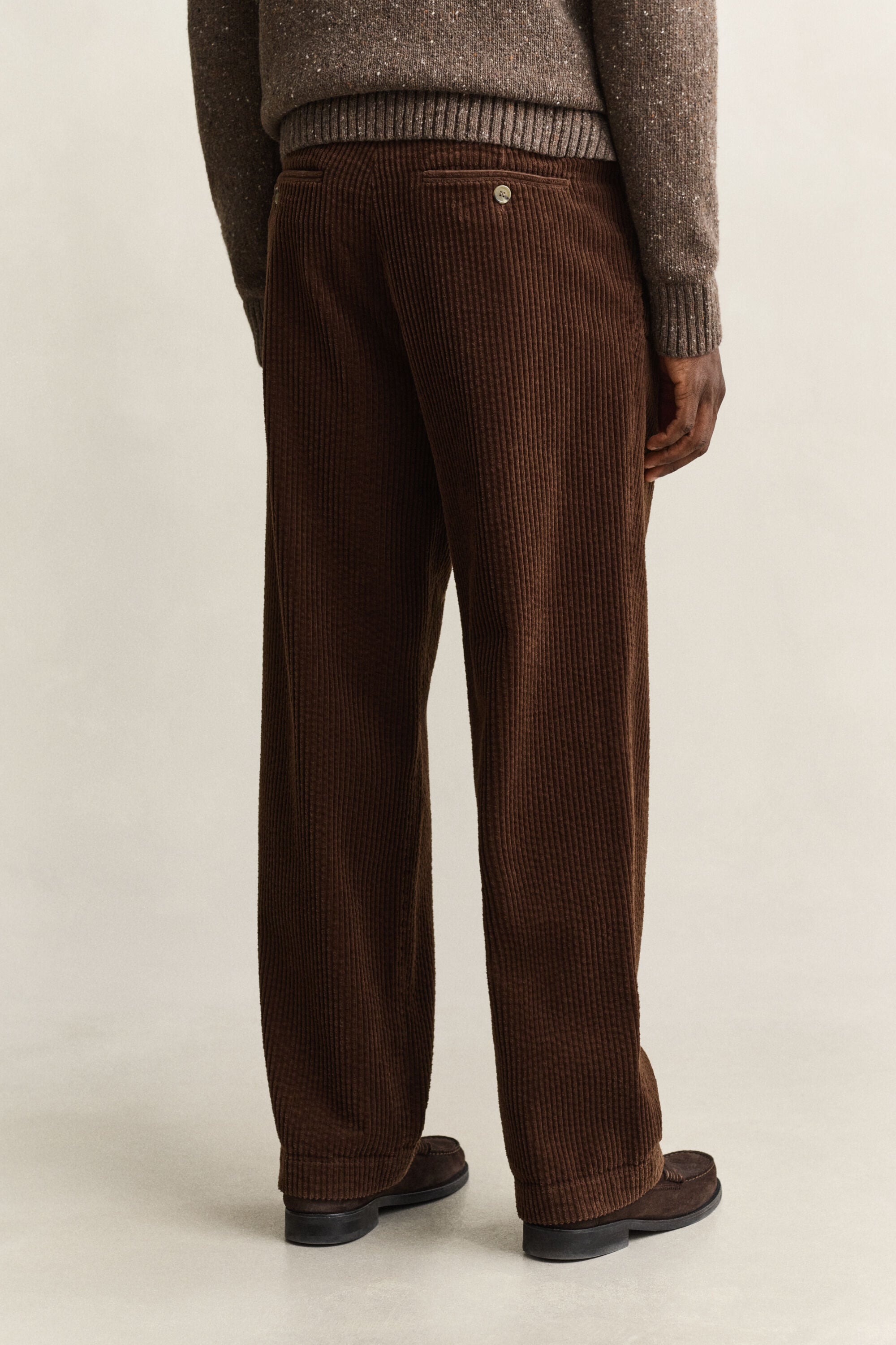 Corduroy Chinos — CARAMEL BROWN