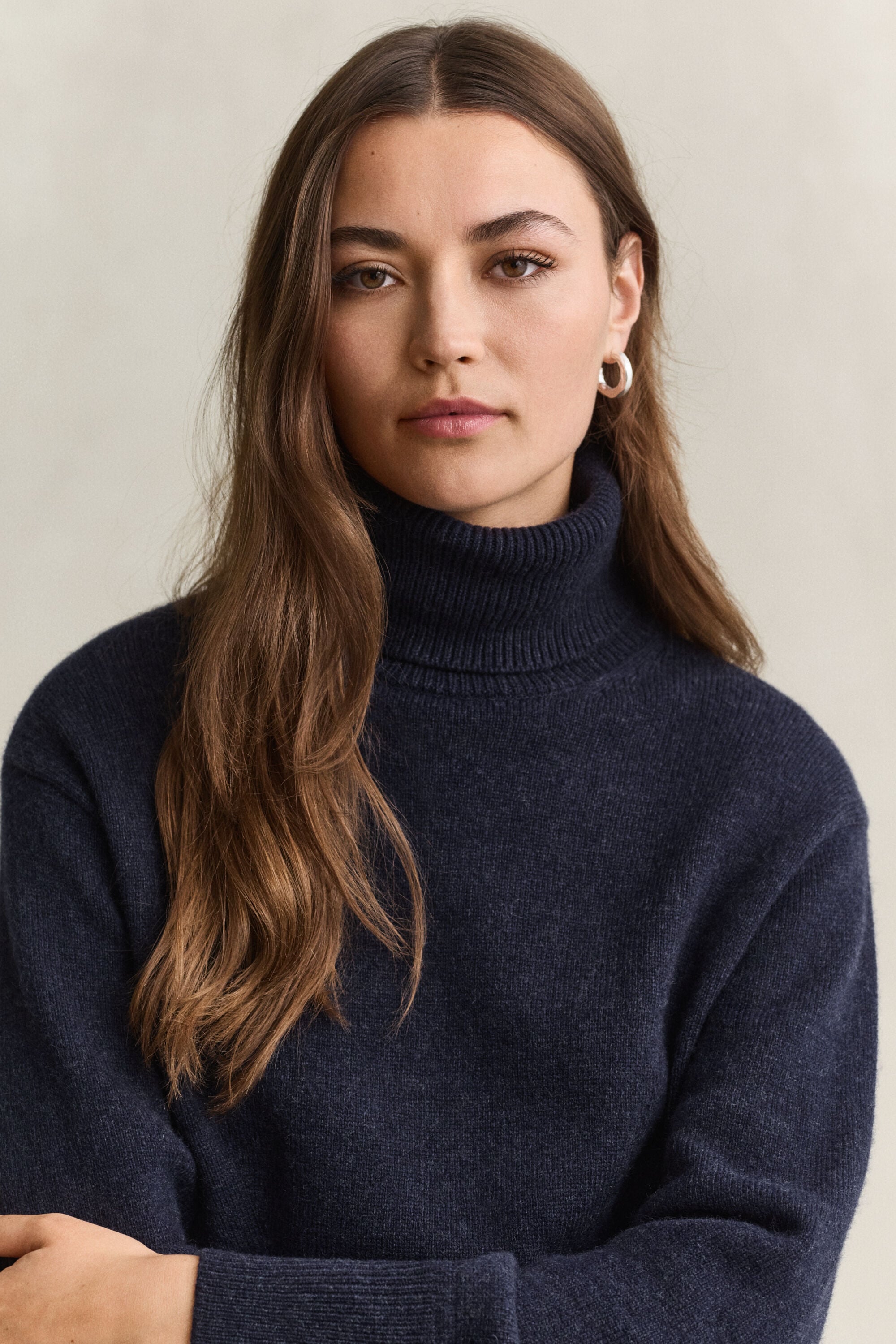 Wool Cashmere Turtleneck Dress
