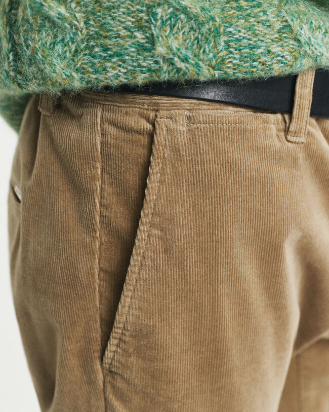 Slim Fit Corduroy Chinos
