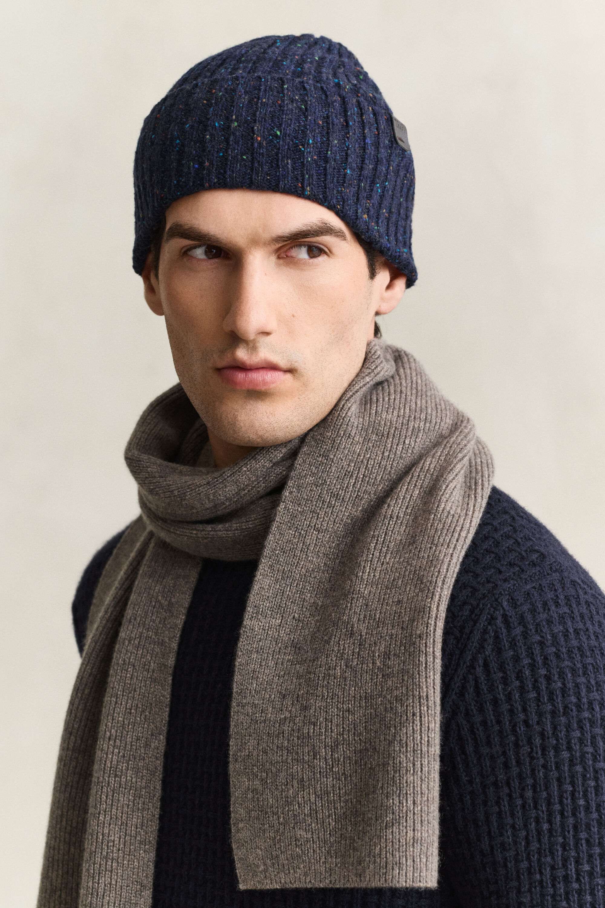 Donegal Beanie — EVENING BLUE