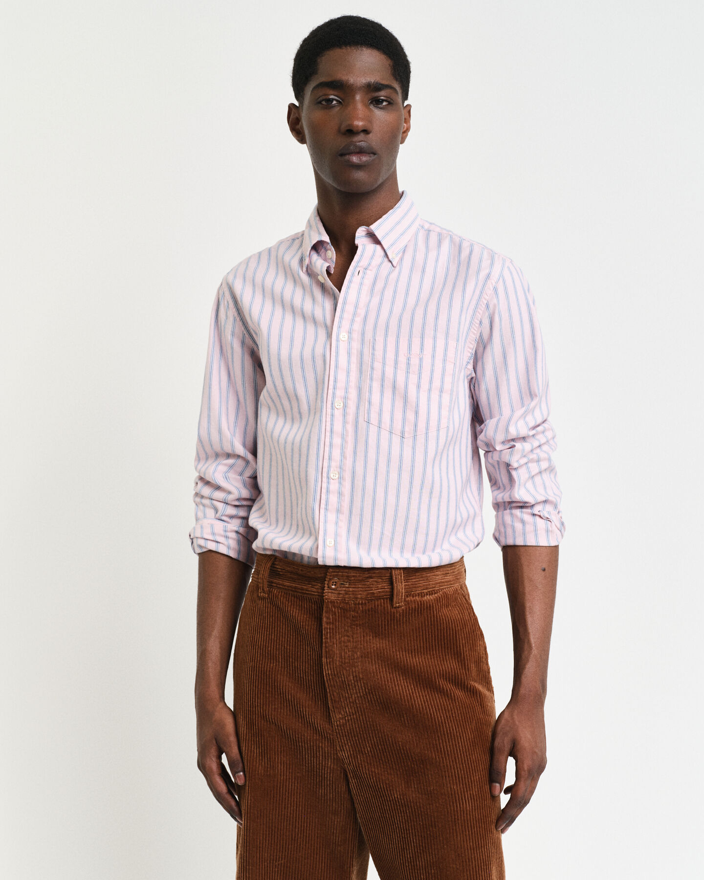 Regular Fit Striped Archive Oxford Shirt