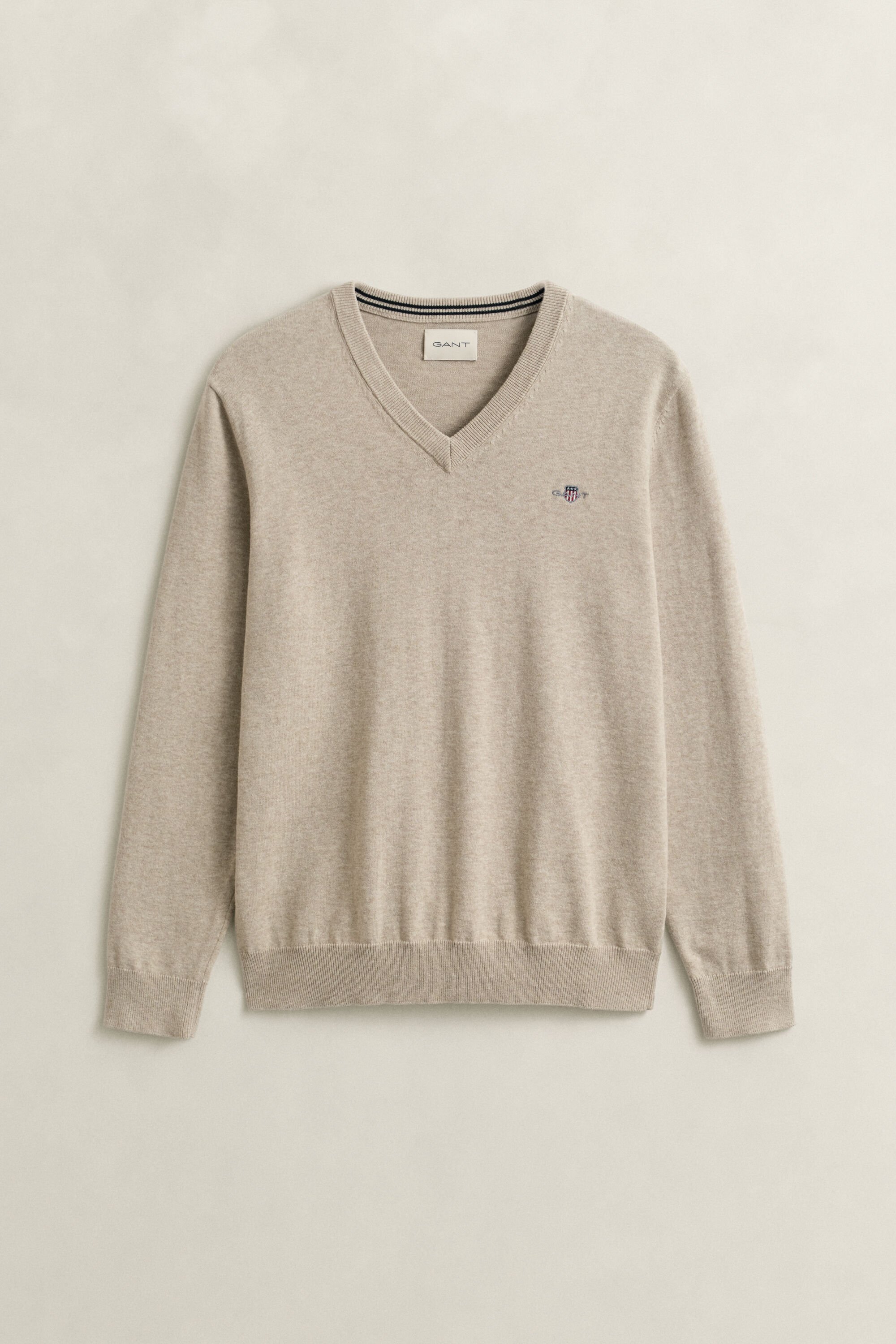 Classic Cotton V-Neck Sweater