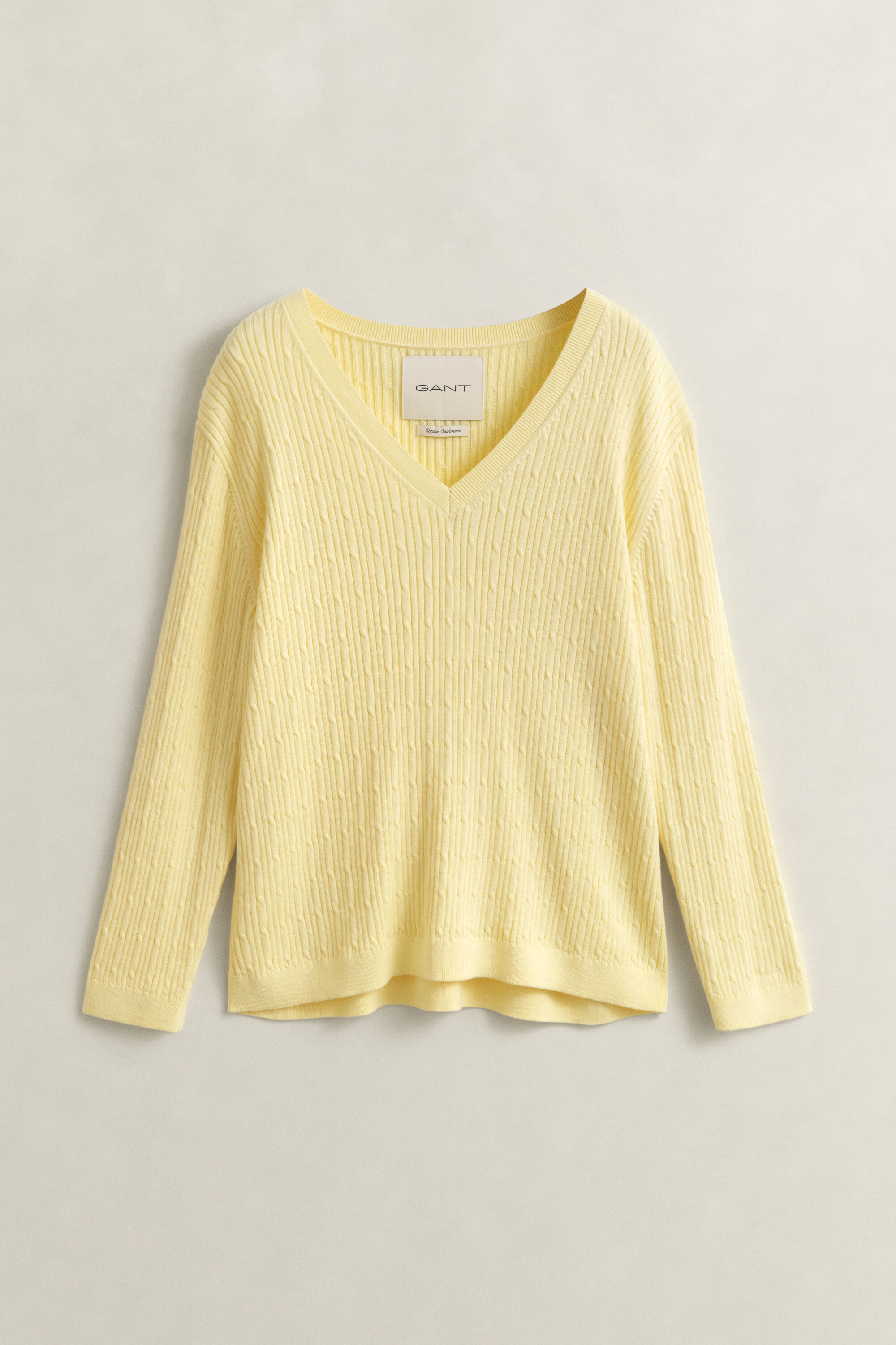 Cable Knit V-Neck Sweater