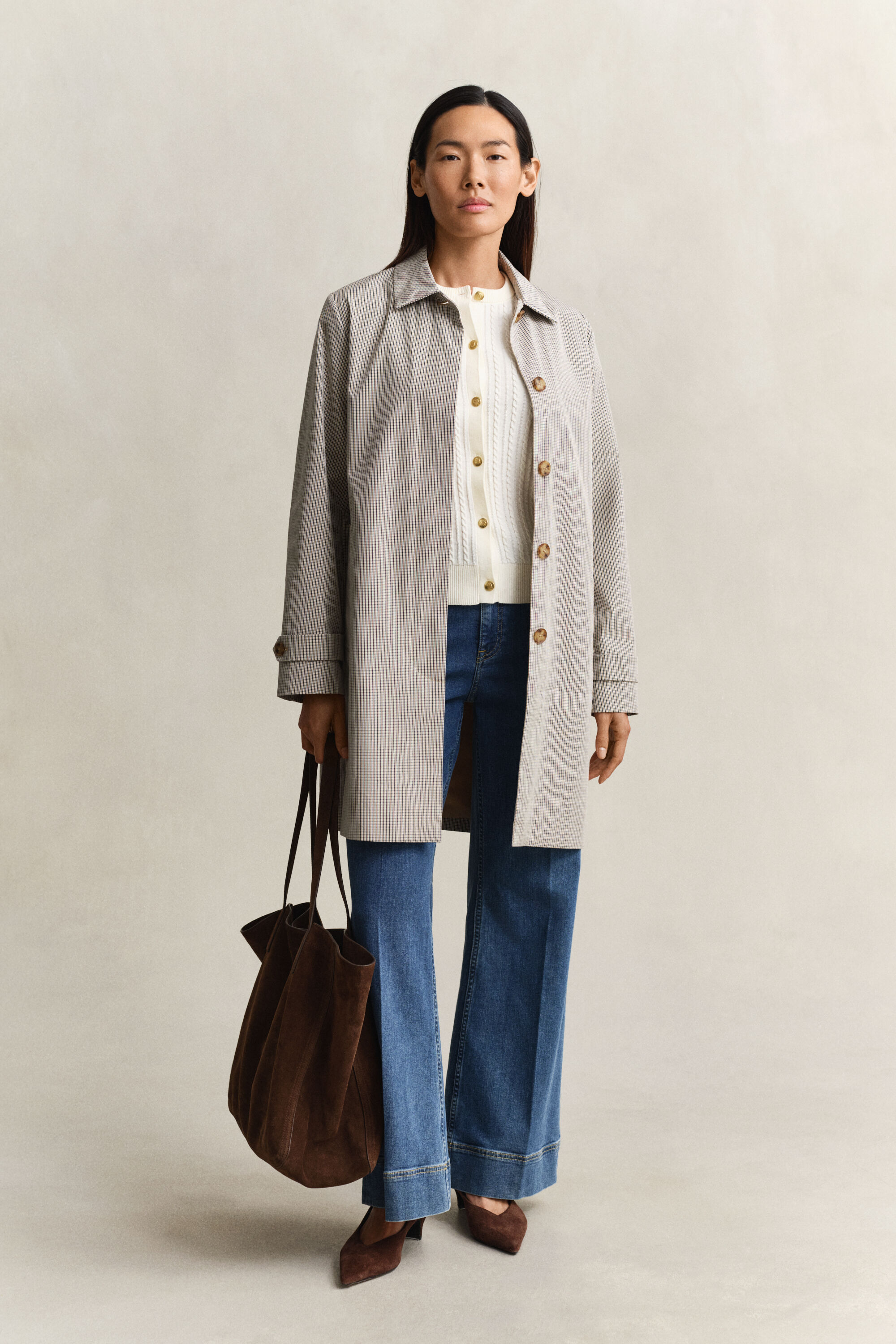 Cotton Cable Knit Cardigan