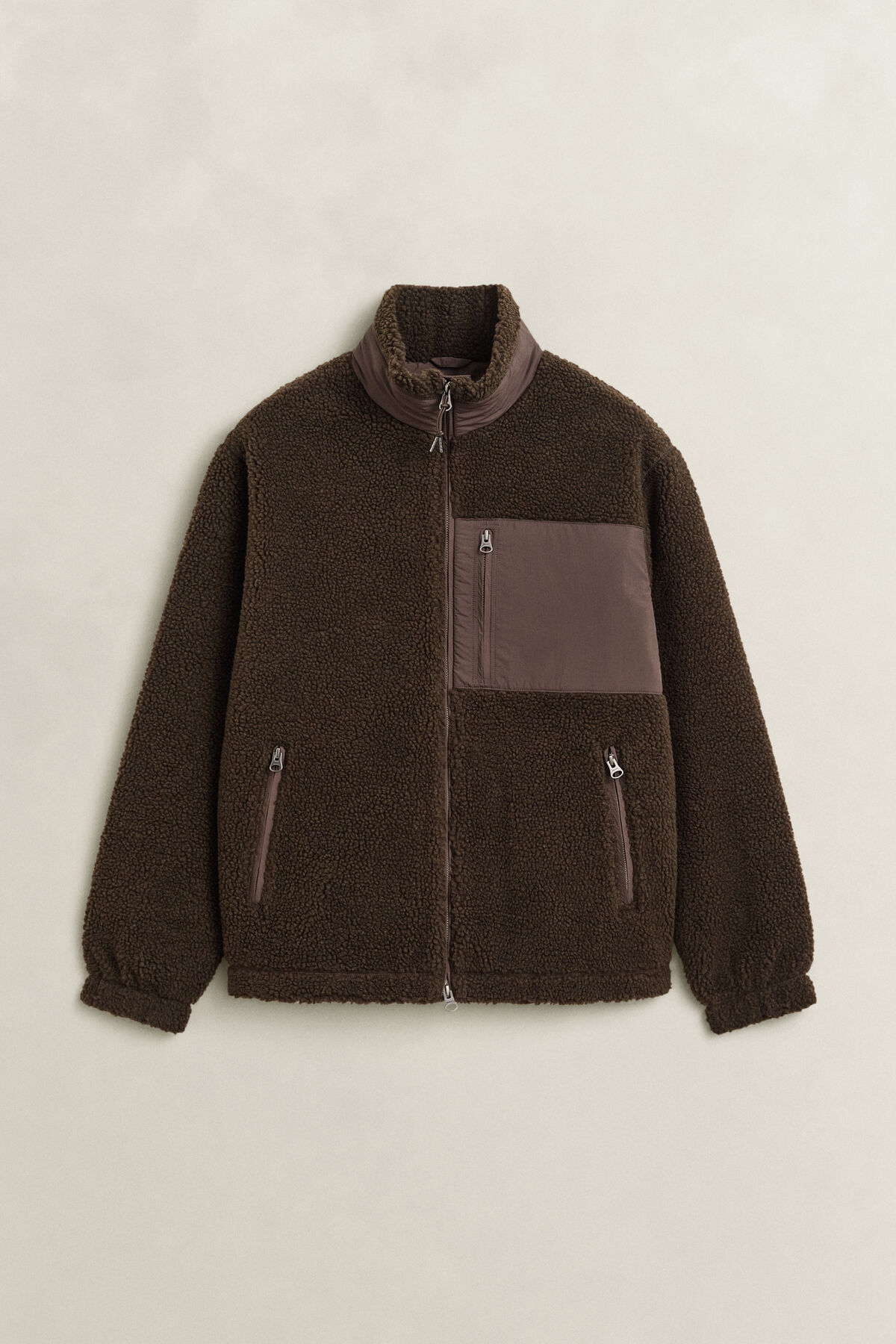 Fleece Jacket — SHADOW BROWN