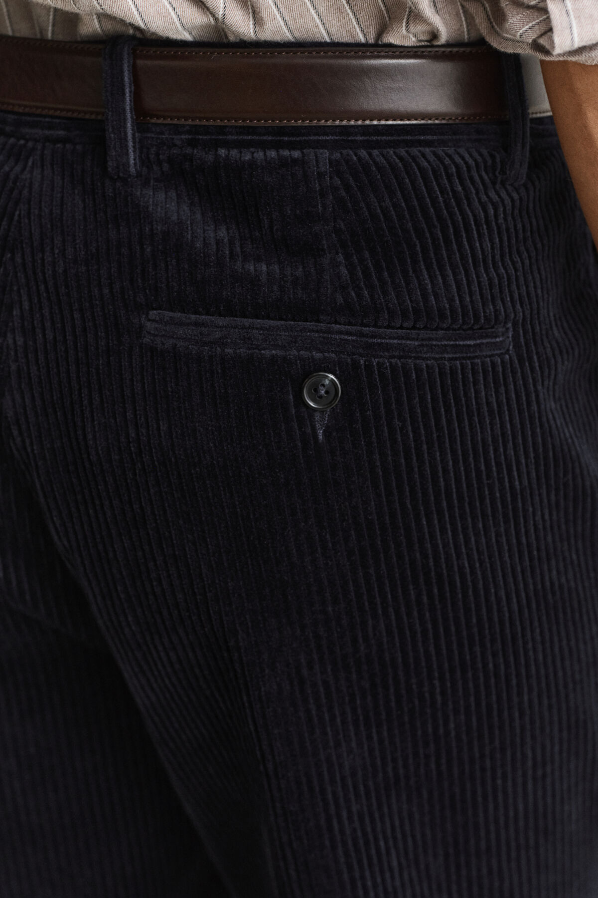 Corduroy Suit Pants — EVENING BLUE