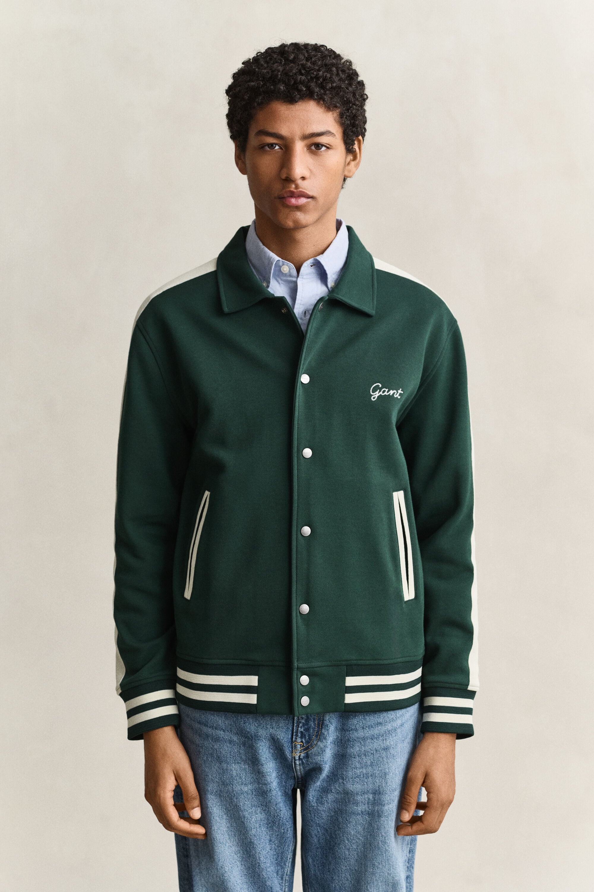 Interlock Buttoned Jacket