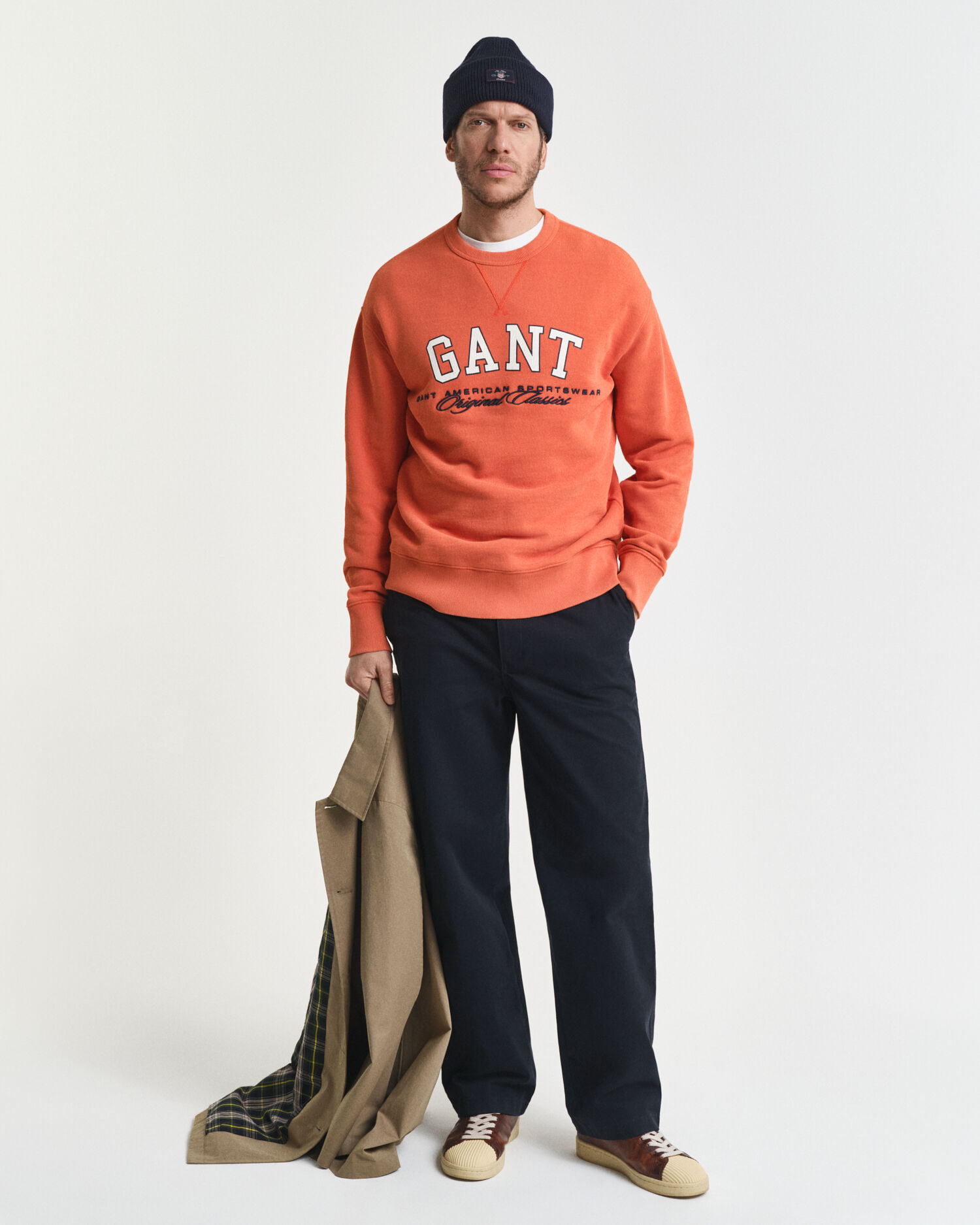 Collegiate Graphic Crew Neck Sweatshirt - GANT