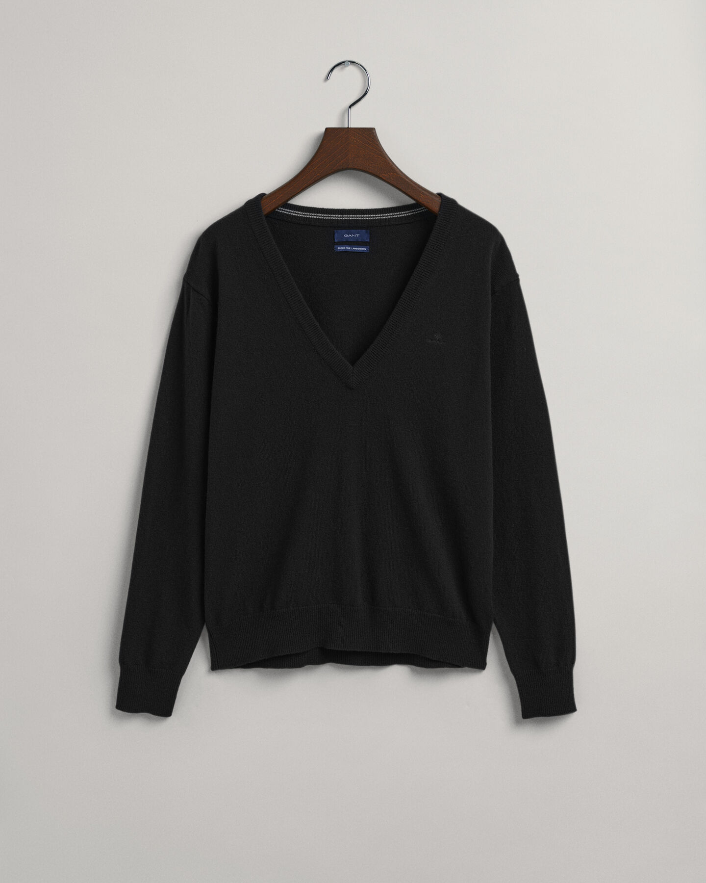 Super Fine Lambswool V-Neck Sweater