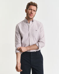 Regular Fit Banker Stripe Classic Oxford Shirt