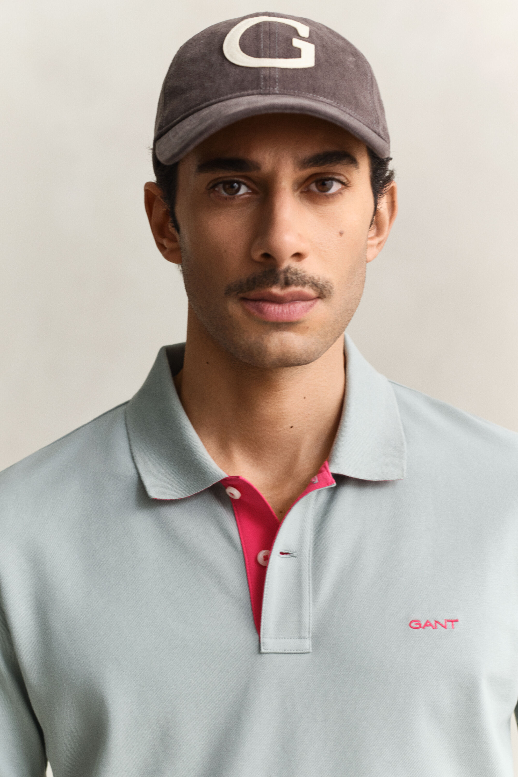 Contrast Piqué Polo Shirt