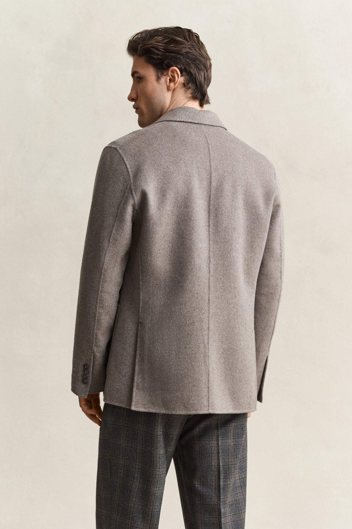 Handstitched Blazer — MIST TAUPE