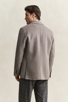 Handstitched Blazer — MIST TAUPE 2