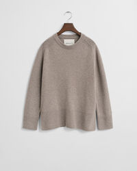 Soft Wool Cashmere Blend Crew Neck Sweater