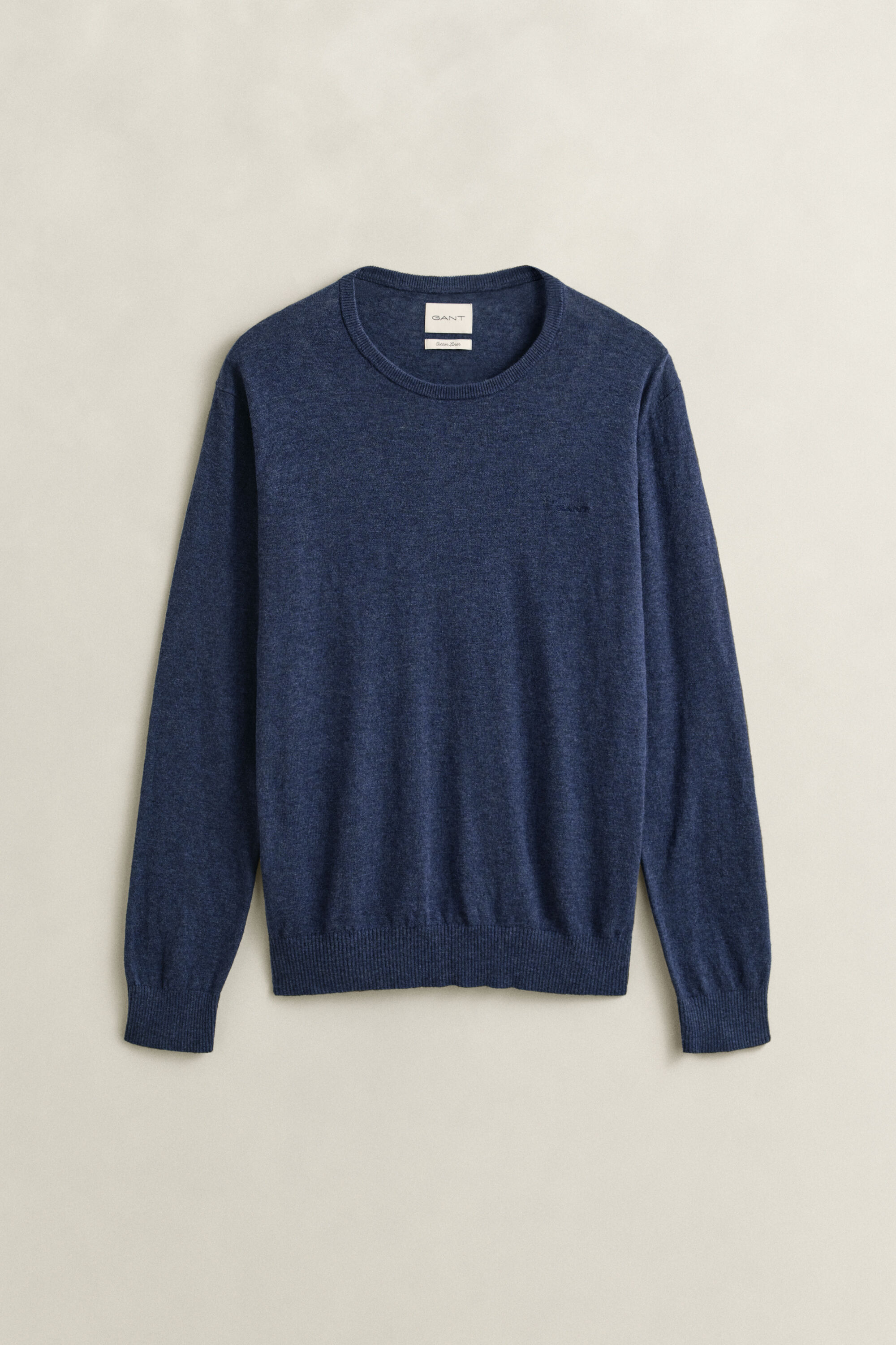 Slub Cotton Blend Sweater
