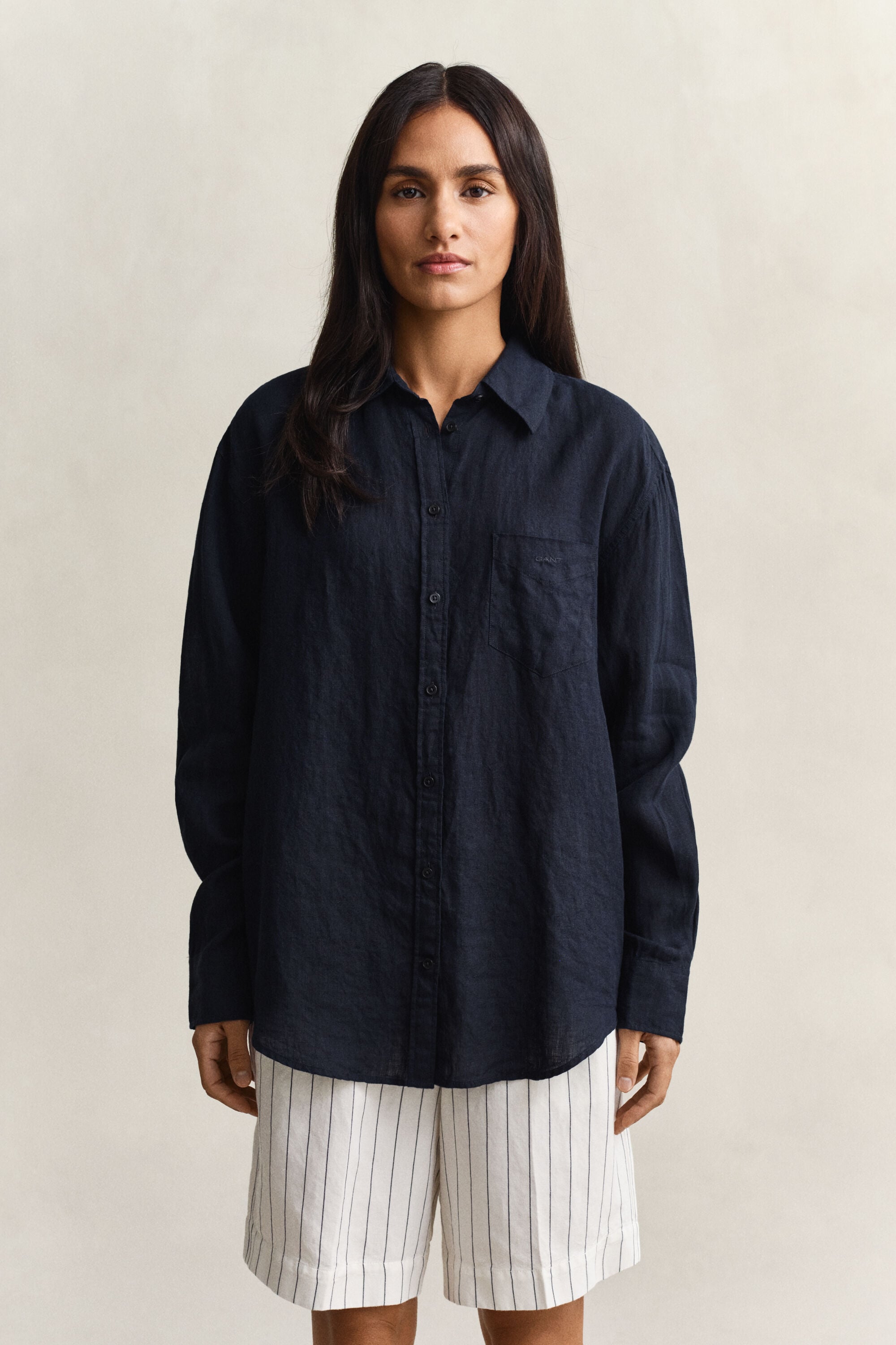 Relaxed Fit Linen Shirt