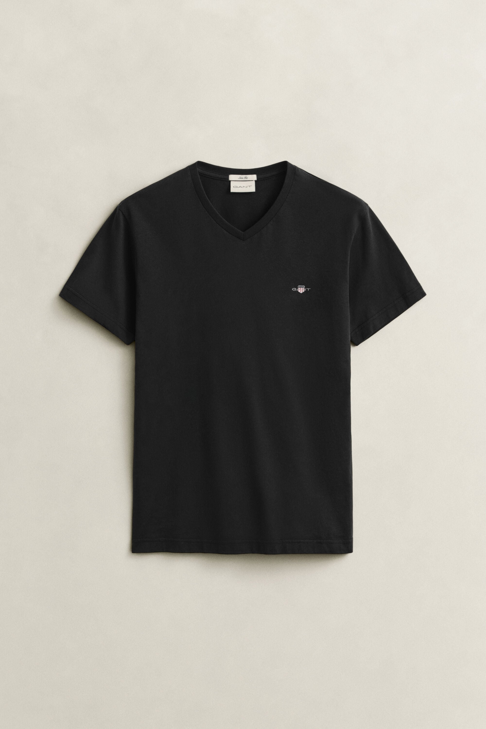 Slim Fit Shield V-Neck T-Shirt