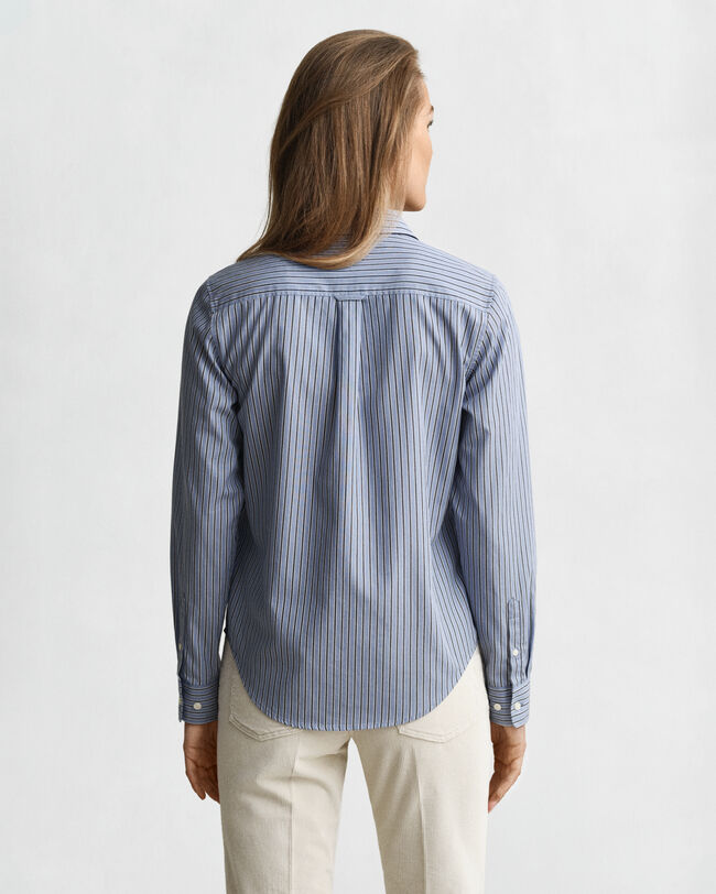 Regular Fit Striped Poplin Shirt
