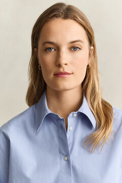 Relaxed Poplin Shirt — MISTY LAVENDER 3