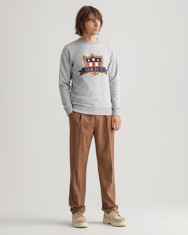 Banner Shield Crew Neck Sweatshirt