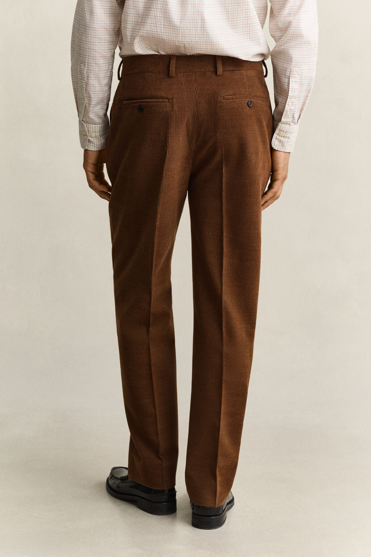 Gant x Yale Wool Corduroy Suit Pants — MAHOGANY BROWN