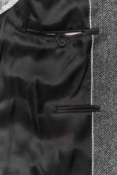 Gant x Yale Tweed Blazer — BLACK GREY 4