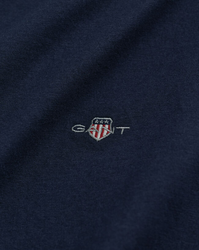 Slim Fit Shield V-Neck T-Shirt