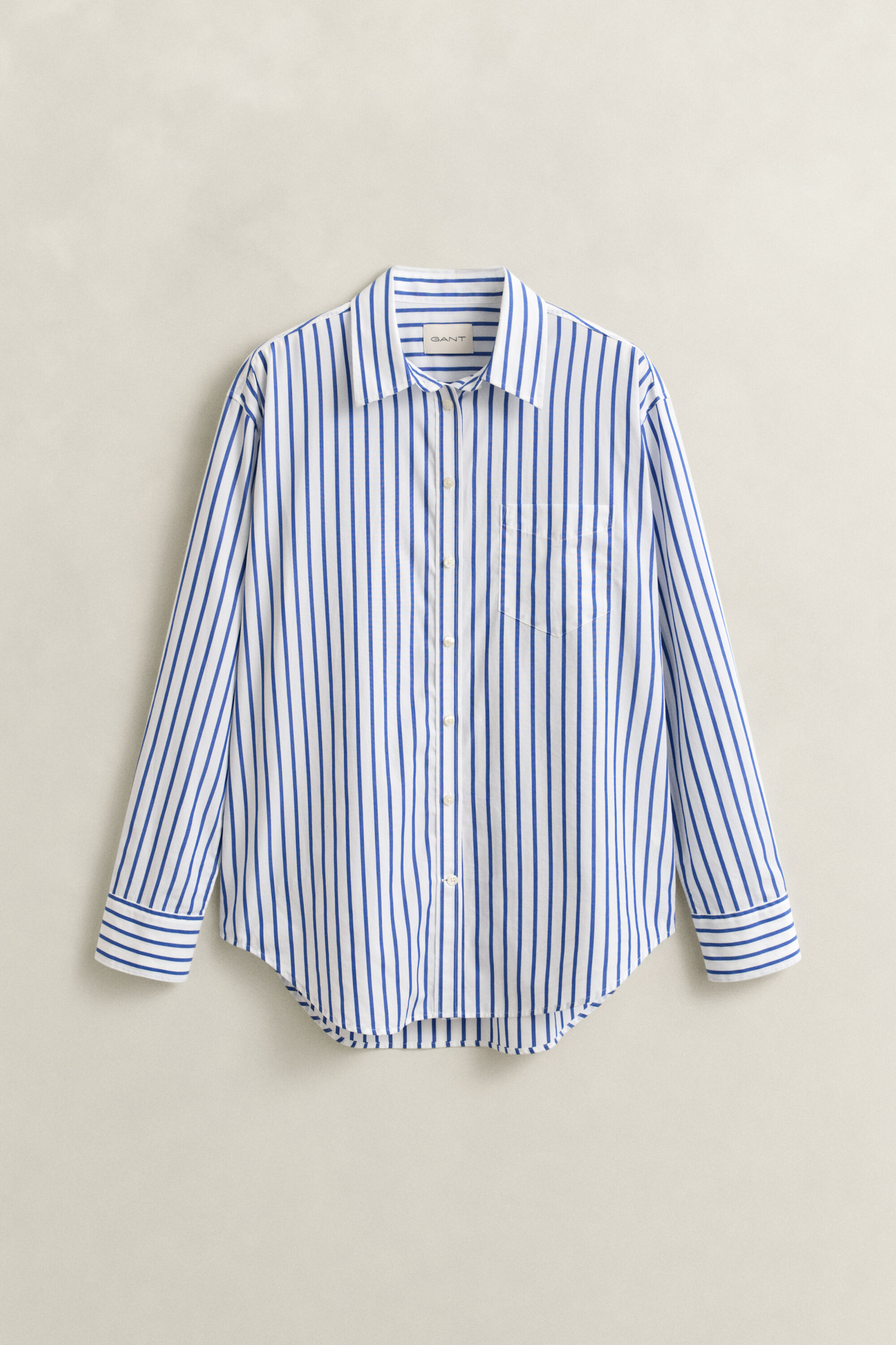 Relaxed Fit Classic Striped Poplin Shirt