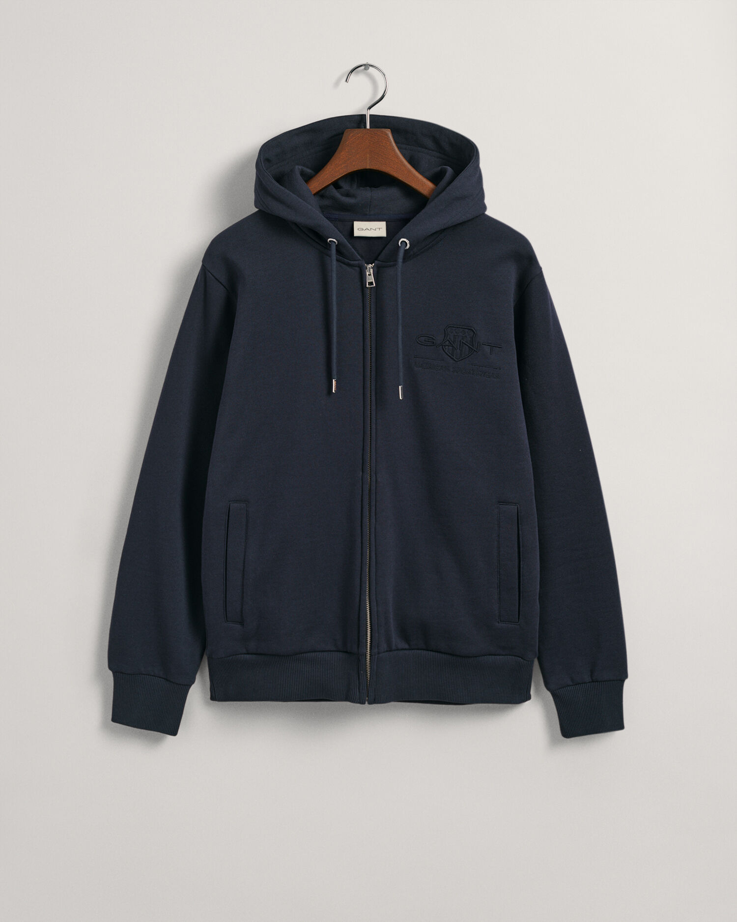 Gant zip cheap up hoodie