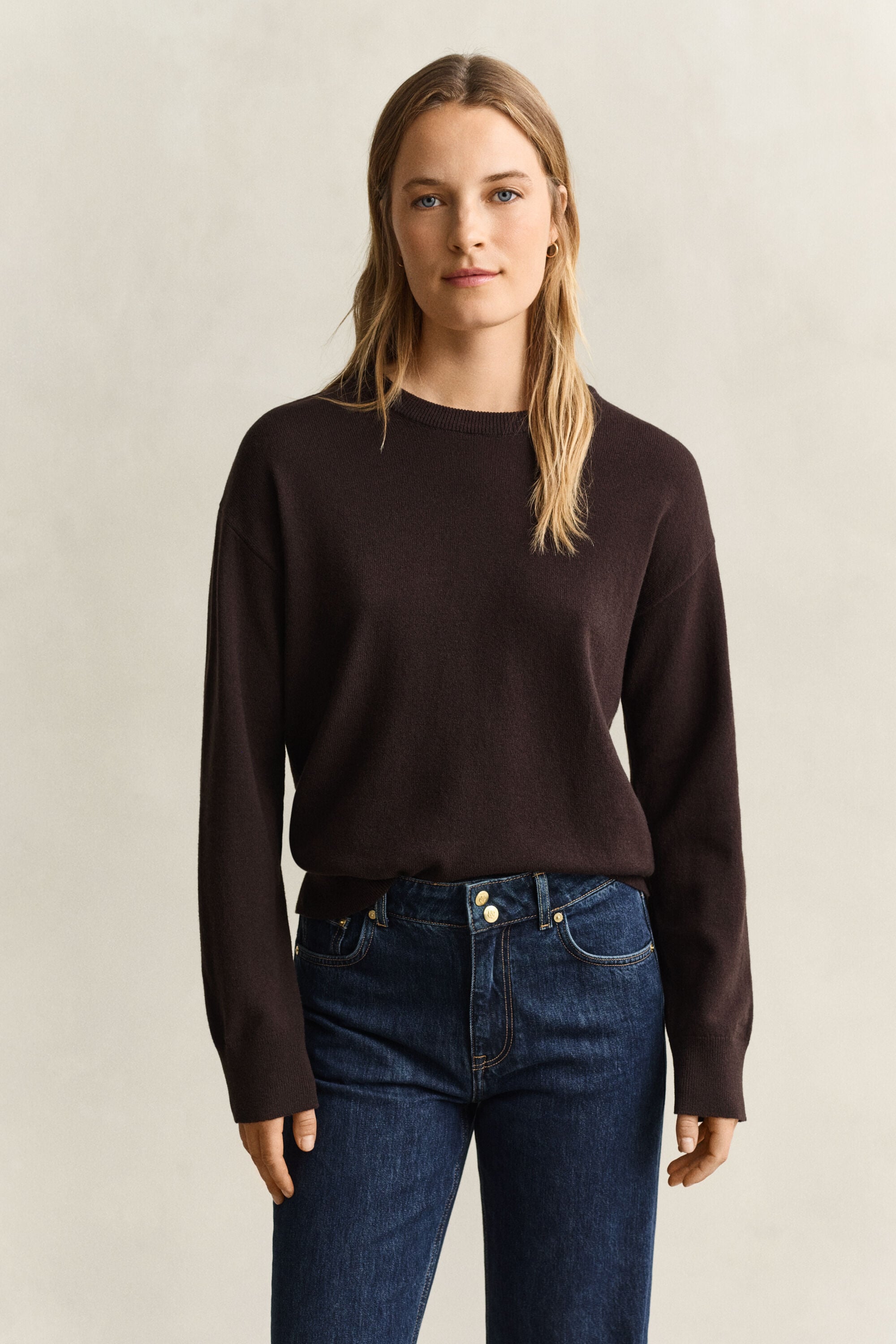 Superfine Lambswool Crew Neck Sweater