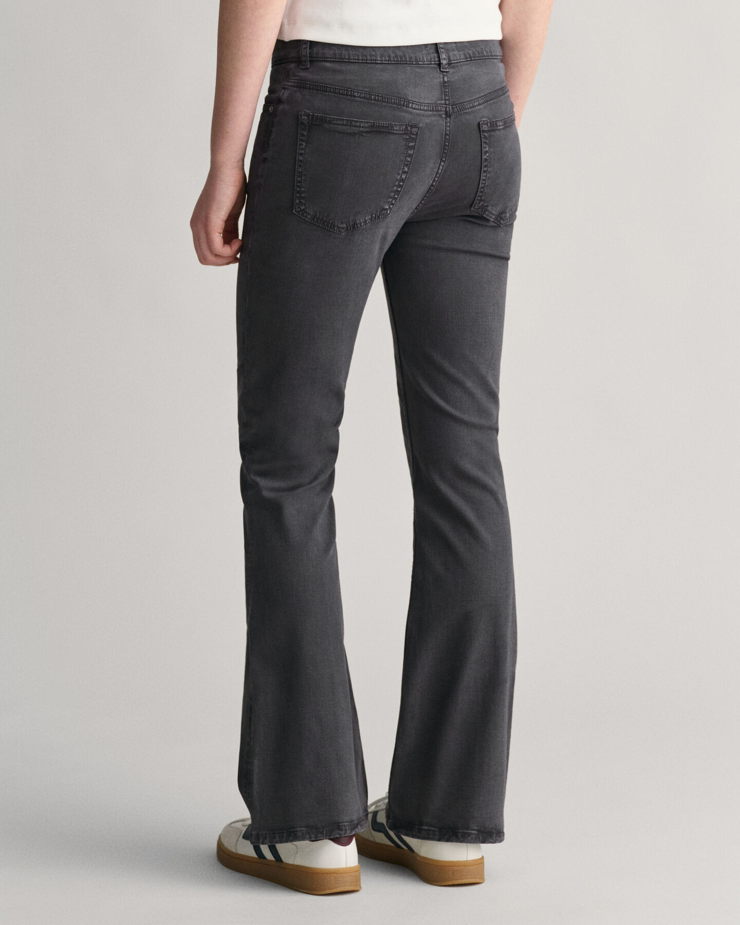 Teen Girls Low-Waisted Stretchy Bootcut Pants