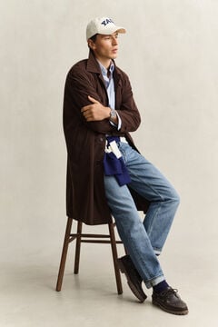 Gant x Yale Car Coat — BLACK BROWN 7