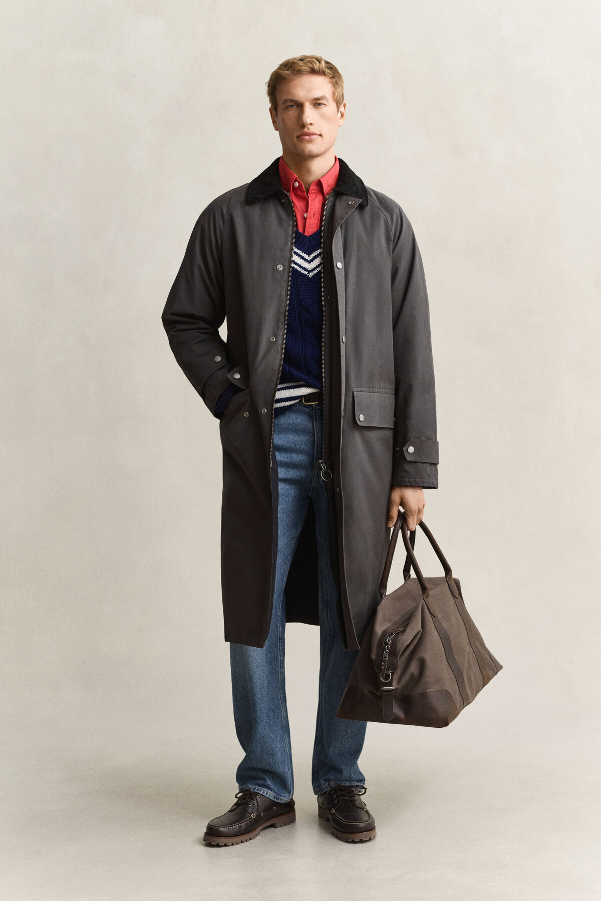 Waxed Barn Coat — DUSKY ANTHRACITE