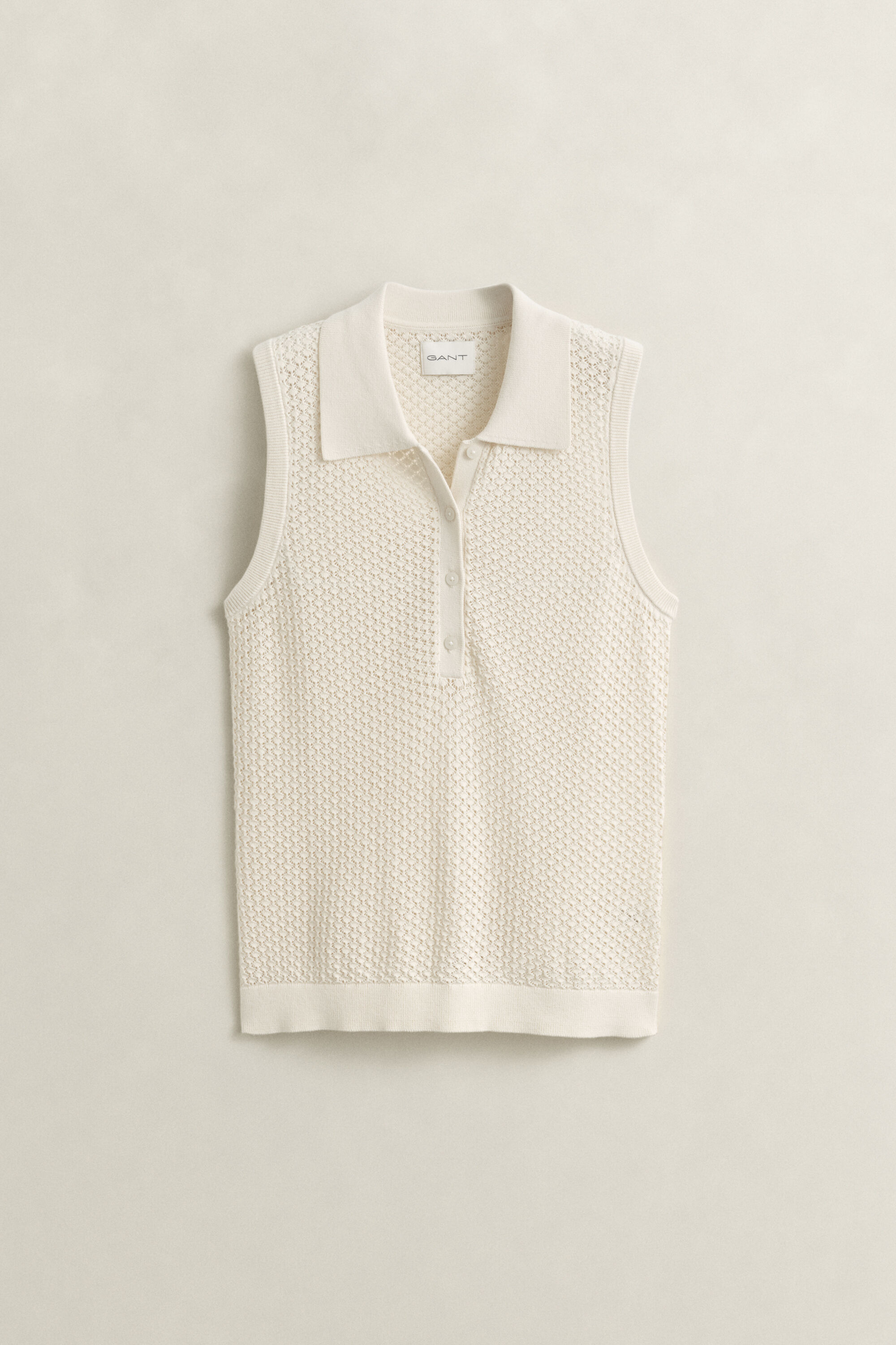 Sleeveless Lace Knit Top