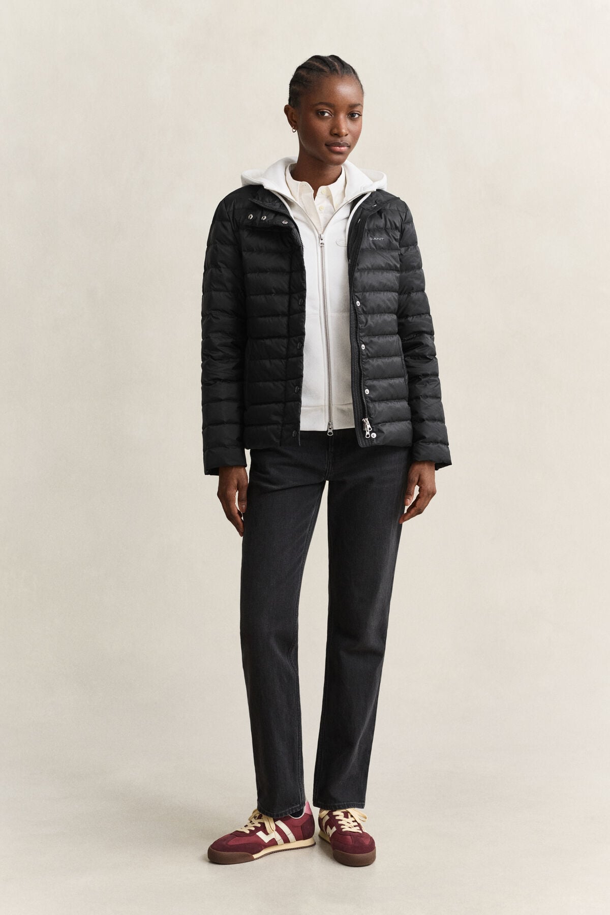Light Down Jacket — BLACK