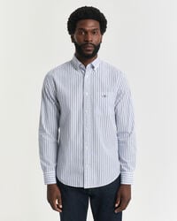 Regular Fit Striped Classic Poplin Shirt