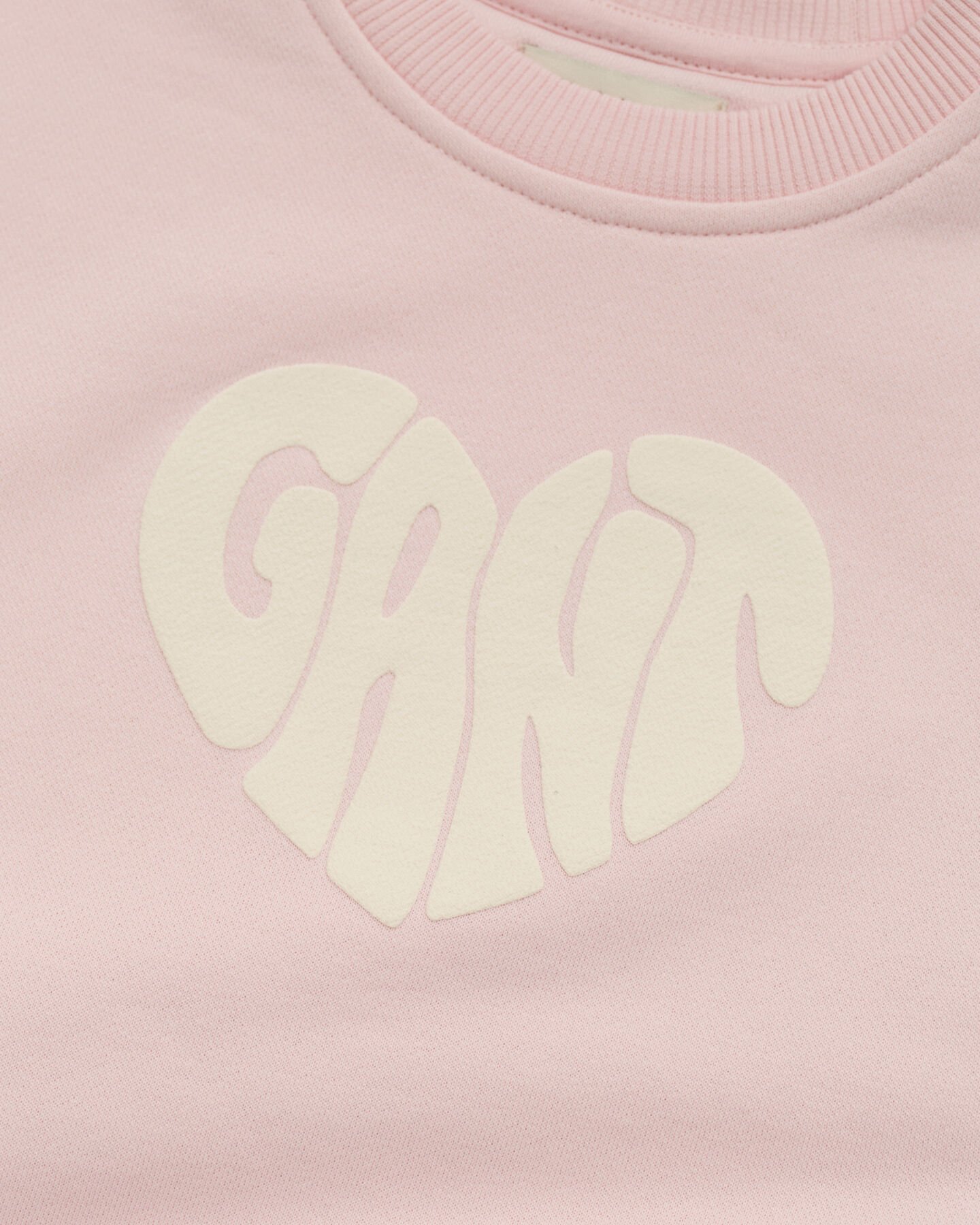 Girls Heart Graphic Crew Neck Sweatshirt