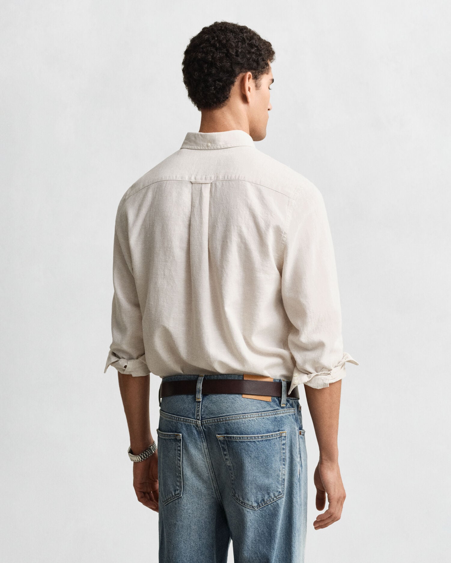 Linen Blend Shirt — PUTTY