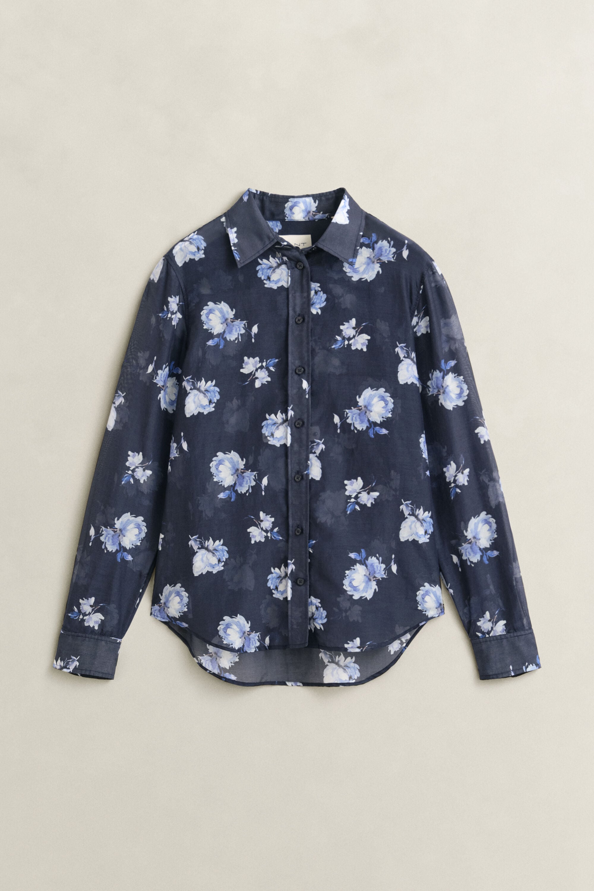 Floral Print Cotton Silk Shirt