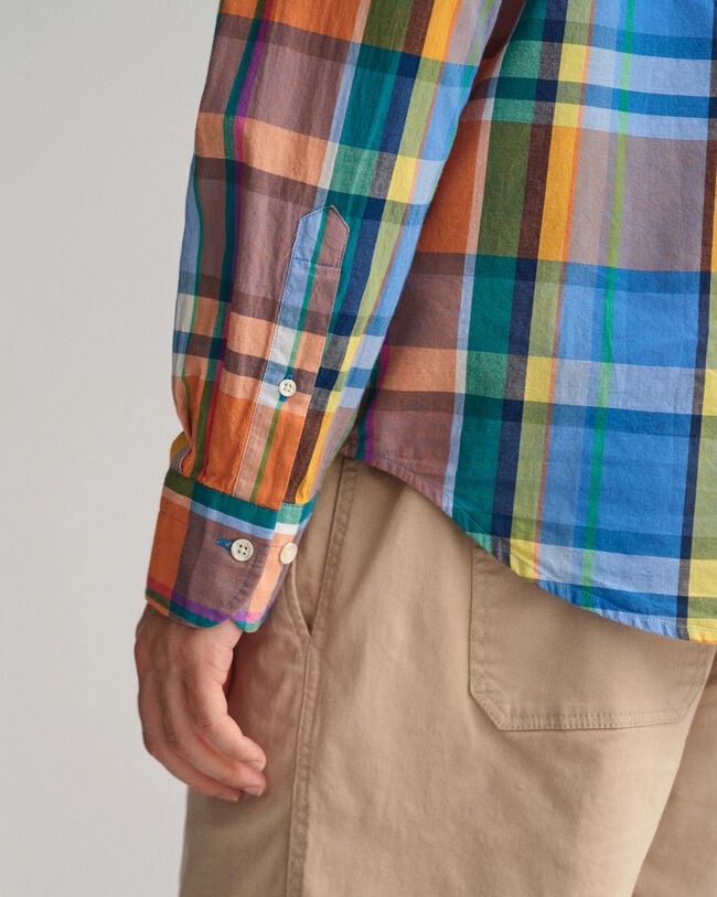 Regular Fit Colorful Madras Shirt - GANT | 