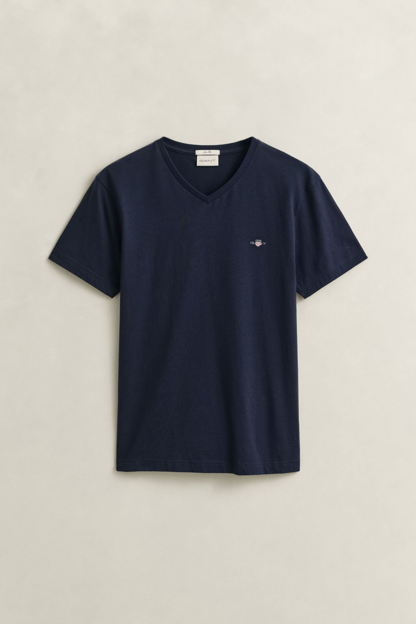 Slim Fit Shield V-Neck T-Shirt