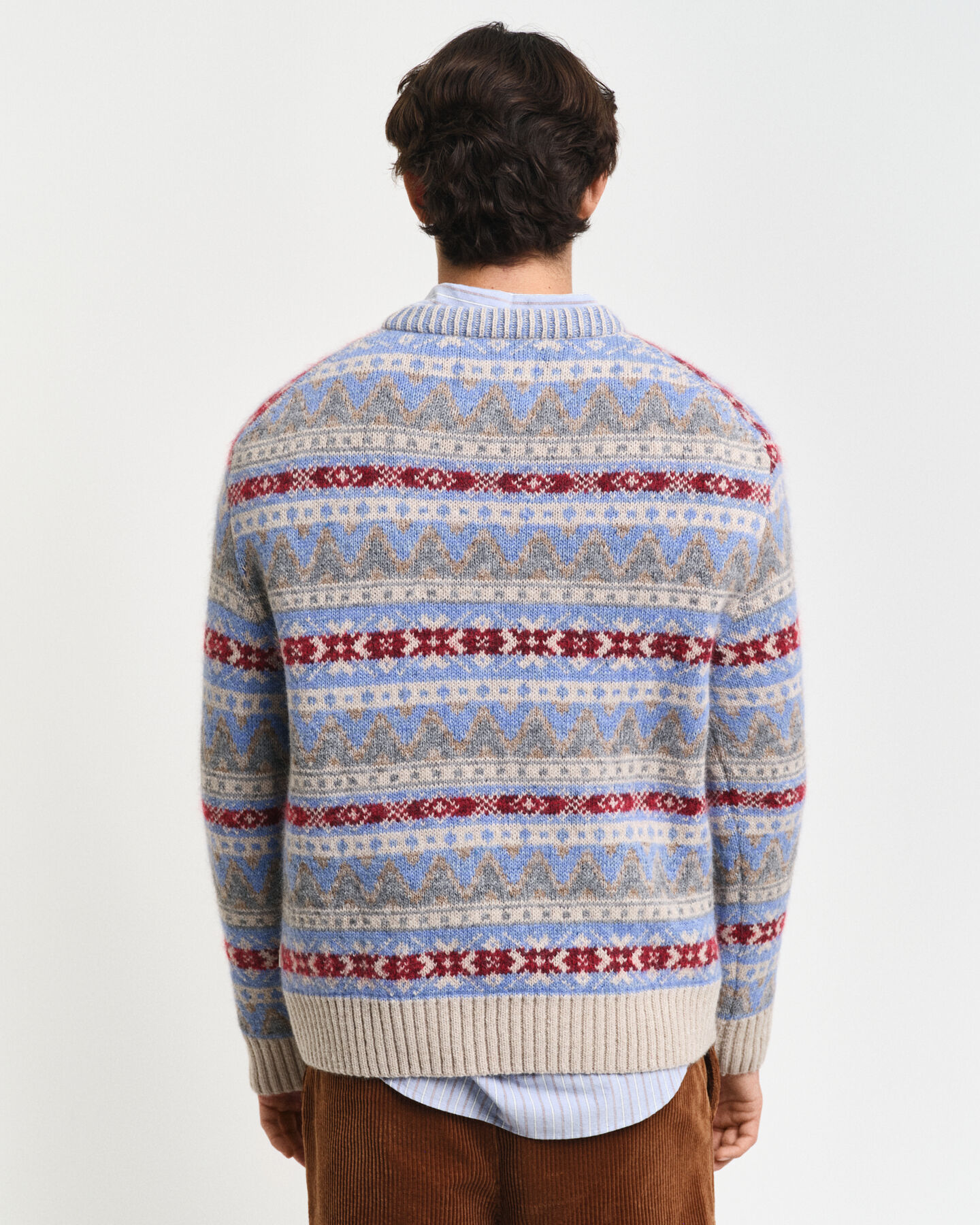 Fair Isle Crew Neck Sweater