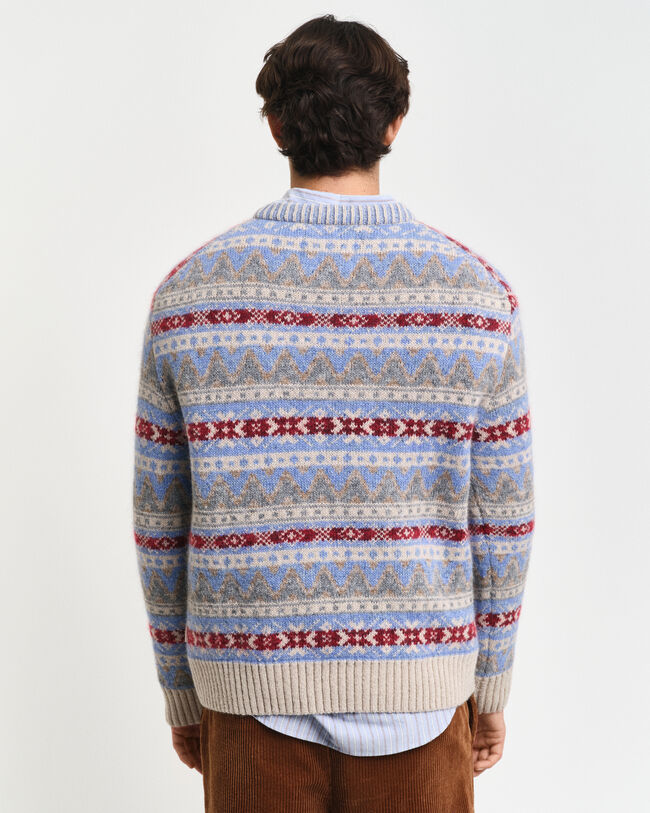 Fair Isle Crew Neck Sweater
