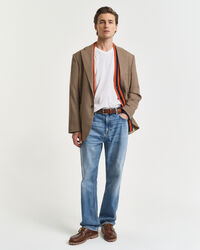 Slim Fit Shield V-Neck T-Shirt