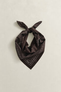 Bandana Scarf — BLACK BROWN 2